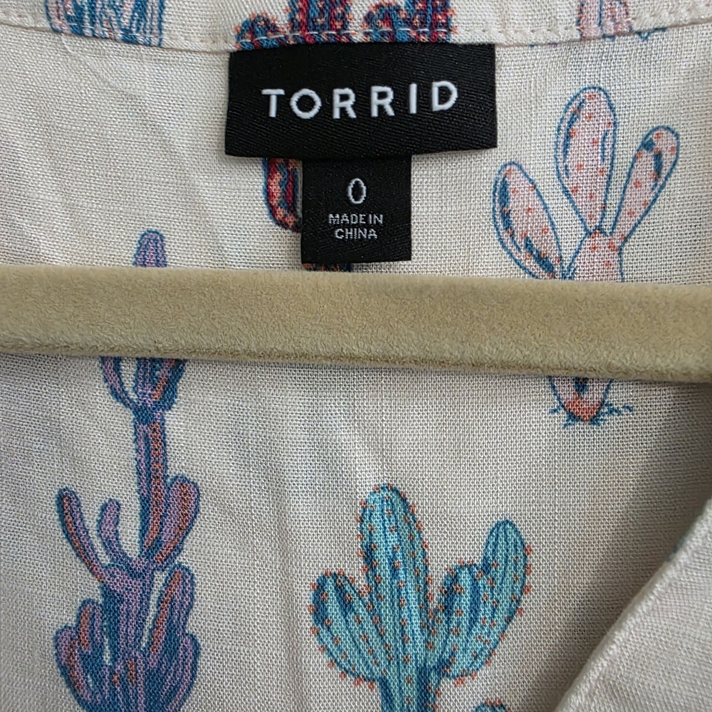 Torrid Harper Rayon Slub Pullover Sleeveless Top - Picture 6 of 9
